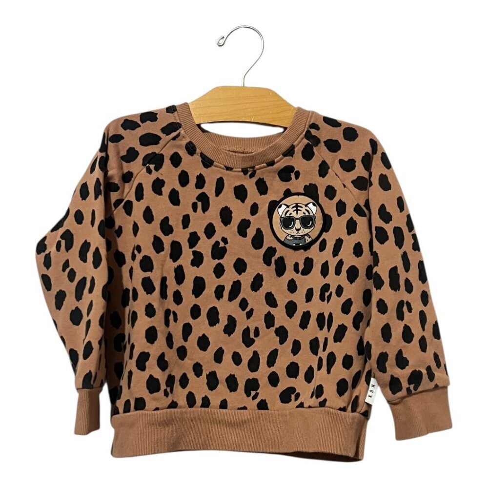 Hux Tiger Sweatshirt Size 4 Organic Cotton - Picture 2 of 7